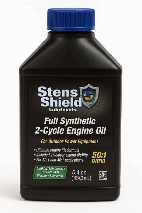 80-12C6 Stens Shield 2-Cycle Engine Oil 50:1 Full Synthetic, Twenty-four 6.4 oz.